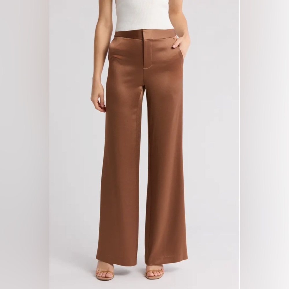 Alice and Olivia bronze brown pants ,size 4